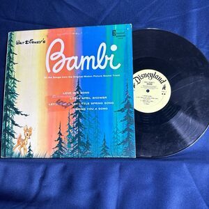 Disney's Bambi Vinyl Record - Black